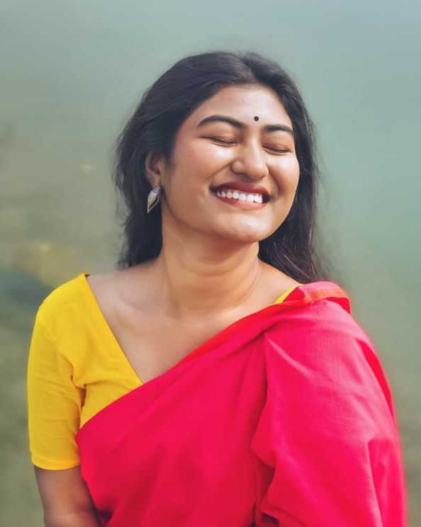 Girl in Red Saree